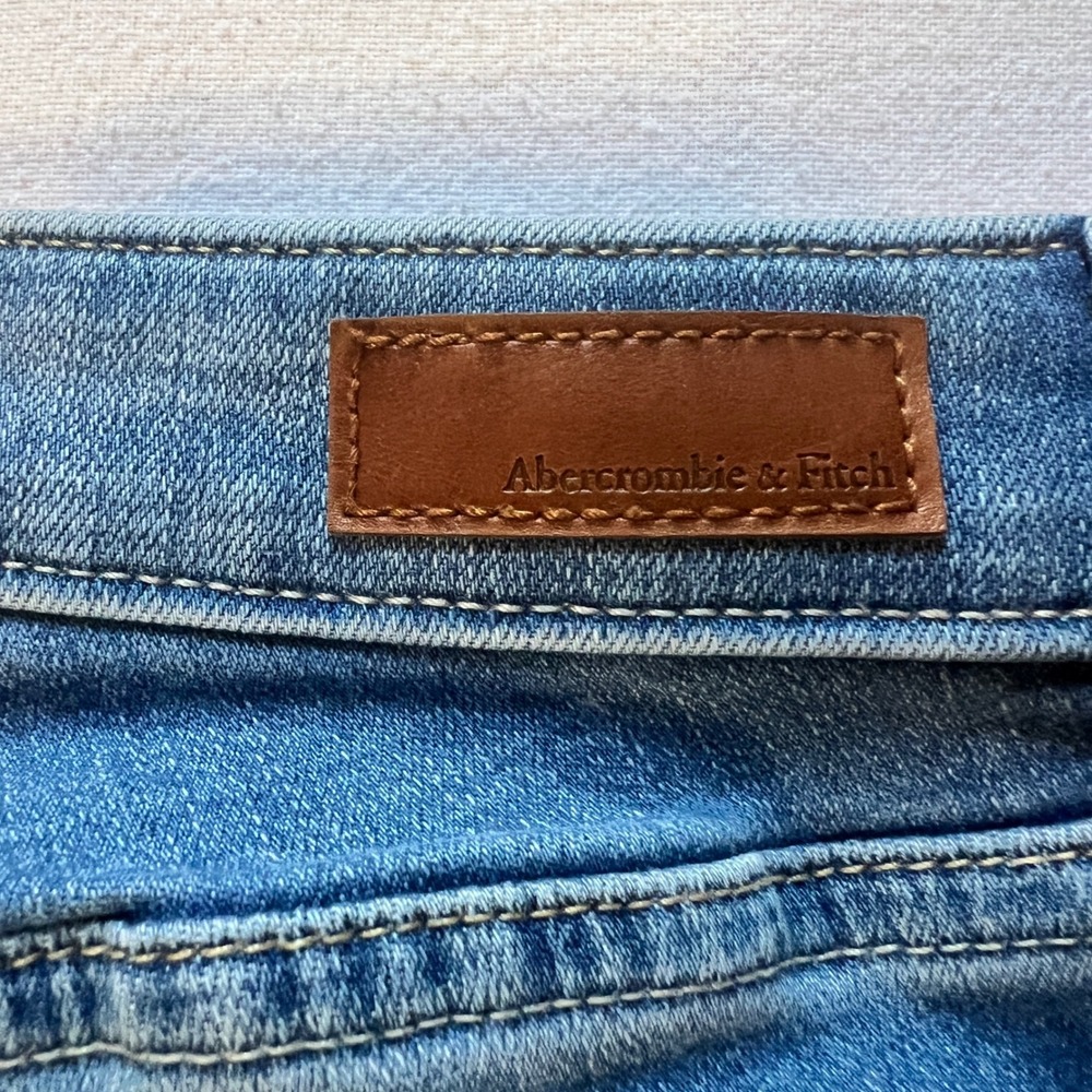 Abercrombie &‎ Fitch The Super Skinny Ankle Mid Rise 26/2L Medium Wash Women - Picture 6 of 10